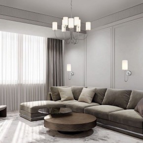 Подвесная люстра Eurosvet Abbey 60164/10 никель Smart в Камышлове - kamyshlov.ok-mebel.com | фото 5