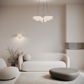 Подвесная люстра Eurosvet Emisfero 50083/3 LED золото в Камышлове - kamyshlov.ok-mebel.com | фото 4