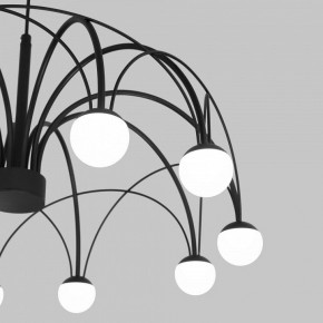 Подвесная люстра Eurosvet Ragno 90034/10 LED черный в Камышлове - kamyshlov.ok-mebel.com | фото 6
