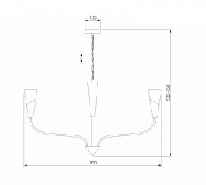 Подвесная люстра Eurosvet Rhyton 60167/8 никель в Камышлове - kamyshlov.ok-mebel.com | фото 6