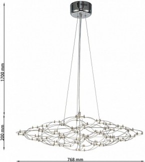 Подвесная люстра Favourite Thinner 4305-8P в Камышлове - kamyshlov.ok-mebel.com | фото 5