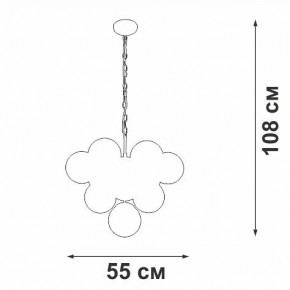 Подвесная люстра Vitaluce V49630 V49630-8/10 в Камышлове - kamyshlov.ok-mebel.com | фото 3