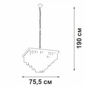 Подвесная люстра Vitaluce V5818 V5818-8/13 в Камышлове - kamyshlov.ok-mebel.com | фото 5