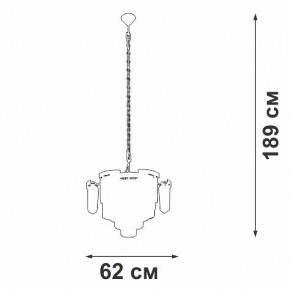 Подвесная люстра Vitaluce V58370 V58370-8/13 в Камышлове - kamyshlov.ok-mebel.com | фото 3