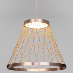 Подвесной светильник Eurosvet Cesta 40016/1 LED коричневый в Камышлове - kamyshlov.ok-mebel.com | фото