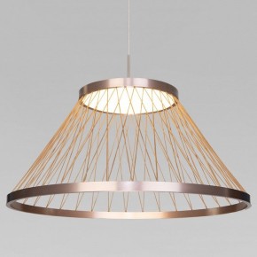 Подвесной светильник Eurosvet Cesta 40017/1 LED коричневый в Камышлове - kamyshlov.ok-mebel.com | фото