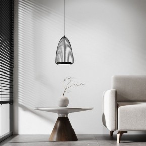 Подвесной светильник Eurosvet Comodita 40009/1 LED черный в Камышлове - kamyshlov.ok-mebel.com | фото 4