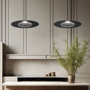 Подвесной светильник Eurosvet Kontur 40030/1 LED черный в Камышлове - kamyshlov.ok-mebel.com | фото 3