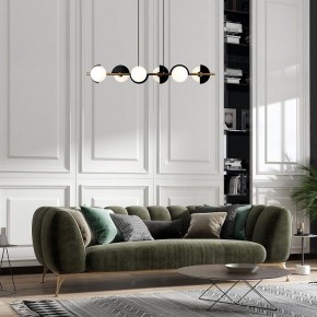 Подвесной светильник Eurosvet Moity 70149/6 черный/латунь Smart в Камышлове - kamyshlov.ok-mebel.com | фото 4