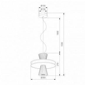 Подвесной светильник Eurosvet Titania 40028/1 LED белый в Камышлове - kamyshlov.ok-mebel.com | фото 4