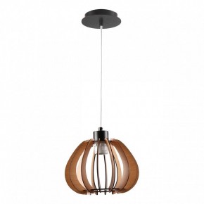 Подвесной светильник Imex MD.9012 MD.9012-1-P-BK+WOOD в Камышлове - kamyshlov.ok-mebel.com | фото 2