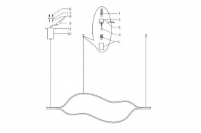 Подвесной светильник Imperiumloft Tape Light TRUDY01 в Камышлове - kamyshlov.ok-mebel.com | фото 9