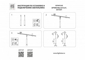 Подвесной светильник Lightstar DUE 237137 в Камышлове - kamyshlov.ok-mebel.com | фото 3