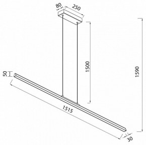 Подвесной светильник Mantra Lineal 8959 в Камышлове - kamyshlov.ok-mebel.com | фото 3