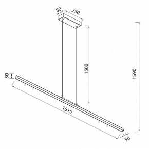 Подвесной светильник Mantra Lineal 8961 в Камышлове - kamyshlov.ok-mebel.com | фото 3