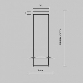 Подвесной светильник Maytoni Ambience MOD280PL-L23B3K1 в Камышлове - kamyshlov.ok-mebel.com | фото 4
