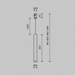 Подвесной светильник Maytoni Focus Led TR155-1-5W3K-B в Камышлове - kamyshlov.ok-mebel.com | фото 5