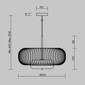 Подвесной светильник Maytoni Levitation MOD376PL-L30G3K в Камышлове - kamyshlov.ok-mebel.com | фото 5