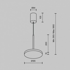 Подвесной светильник Maytoni Plato P076PL-L12W4K-BS в Камышлове - kamyshlov.ok-mebel.com | фото 6