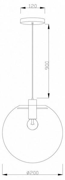 Подвесной светильник Moderli Aurora V11538-1P в Камышлове - kamyshlov.ok-mebel.com | фото 3