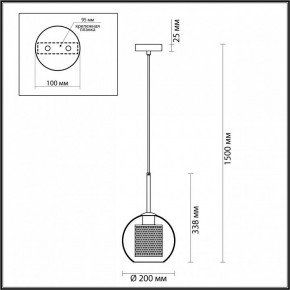 Подвесной светильник Odeon Light Clocky 4939/1 в Камышлове - kamyshlov.ok-mebel.com | фото 4