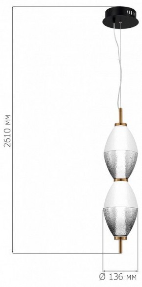 Подвесной светильник ST-Luce Ice SL6130.403.15 в Камышлове - kamyshlov.ok-mebel.com | фото 4