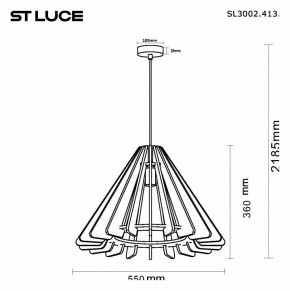 Подвесной светильник ST-Luce Sentito SL3002.413.01 в Камышлове - kamyshlov.ok-mebel.com | фото 5