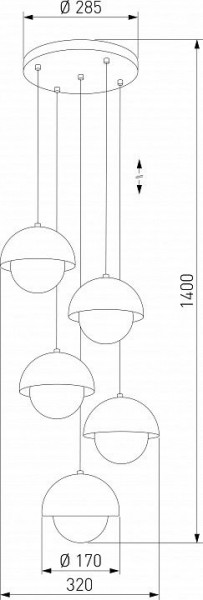 Подвесной светильник TK Lighting Bono 10214 Bono в Камышлове - kamyshlov.ok-mebel.com | фото 4