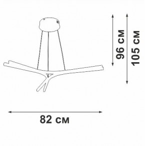 Подвесной светильник Vitaluce V2708 V2708-0/3S в Камышлове - kamyshlov.ok-mebel.com | фото 3