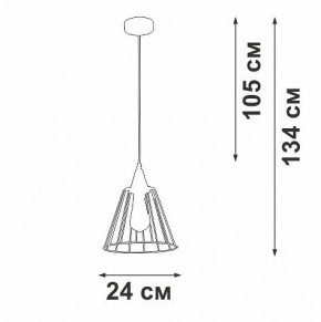 Подвесной светильник Vitaluce V2848 V2848-1/1S в Камышлове - kamyshlov.ok-mebel.com | фото 3