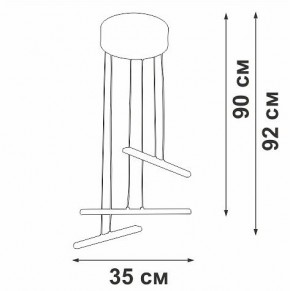 Подвесной светильник Vitaluce V3046 V3046-1/3S в Камышлове - kamyshlov.ok-mebel.com | фото 5