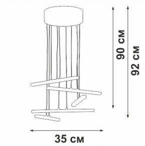 Подвесной светильник Vitaluce V3046 V3046-1/5S в Камышлове - kamyshlov.ok-mebel.com | фото 5