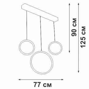 Подвесной светильник Vitaluce V3050 V3050-0/3S в Камышлове - kamyshlov.ok-mebel.com | фото 5