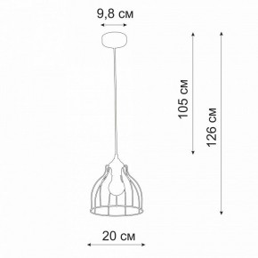 Подвесной светильник Vitaluce V3102 V3102-0/1S в Камышлове - kamyshlov.ok-mebel.com | фото 3