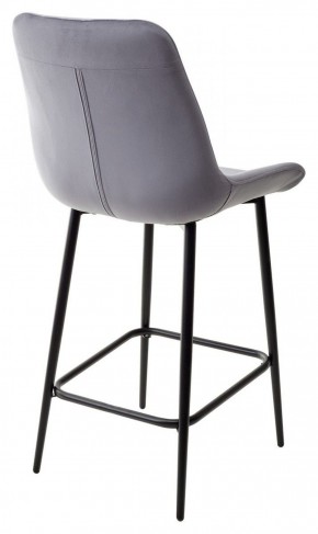 Полубарный стул ХОФМАН, цвет H-14 Серый, велюр / черный каркас H=63cm М-City в Камышлове - kamyshlov.ok-mebel.com | фото 5