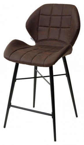 Полубарный стул MARCEL COWBOY-#800 темно-коричневый (H=65cm), ткань микрофибра М-City в Камышлове - kamyshlov.ok-mebel.com | фото