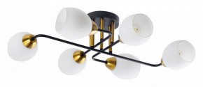 Потолочная люстра Arte Lamp Andrea A8141PL-6BK в Камышлове - kamyshlov.ok-mebel.com | фото