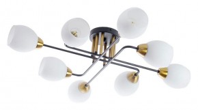 Потолочная люстра Arte Lamp Andrea A8141PL-8BK в Камышлове - kamyshlov.ok-mebel.com | фото
