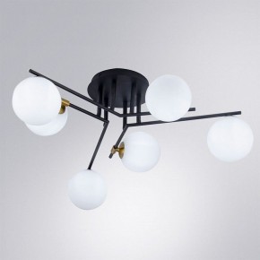 Потолочная люстра Arte Lamp Gemini A2243PL-6BK в Камышлове - kamyshlov.ok-mebel.com | фото 2