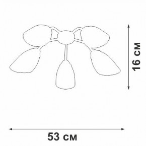 Потолочная люстра Vitaluce V31950 V31950/5PL в Камышлове - kamyshlov.ok-mebel.com | фото 3