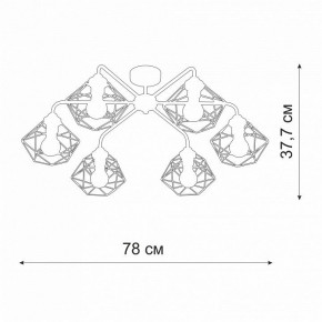 Потолочная люстра Vitaluce V42580 V42580-1/6PL в Камышлове - kamyshlov.ok-mebel.com | фото 2
