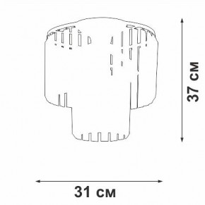 Потолочная люстра Vitaluce V5153 V5153-1/4PL в Камышлове - kamyshlov.ok-mebel.com | фото 4