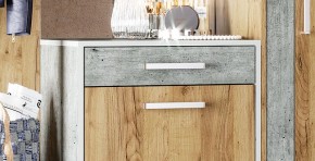Прихожая Кензо (крафт/бетон) вешалка+шкаф в Камышлове - kamyshlov.ok-mebel.com | фото 5