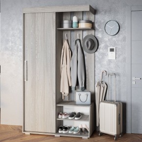 Прихожая Зара ПР-01 (ясень белый) в Камышлове - kamyshlov.ok-mebel.com | фото 3