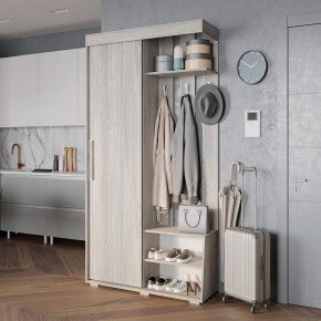 Прихожая Зара ПР-01 (ясень белый) в Камышлове - kamyshlov.ok-mebel.com | фото 4