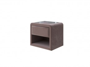 PROxSON Тумба Cube (Ткань: Велюр Shaggy Chocolate) 52x41 в Камышлове - kamyshlov.ok-mebel.com | фото