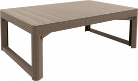 Раскладной стол Лион с регулируемой высотой столешницы (Lyon rattan table) капучино (h400/650) в Камышлове - kamyshlov.ok-mebel.com | фото 4