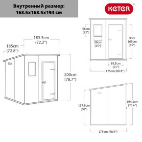 Сарай Манор Пентхаус 6x6 (MANOR PENT 6x6) в Камышлове - kamyshlov.ok-mebel.com | фото 3