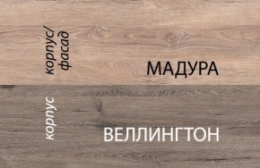 Шкаф 2D1S/D1, DIESEL , цвет дуб мадура/веллингтон в Камышлове - kamyshlov.ok-mebel.com | фото 3