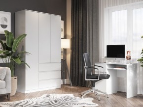 Шкаф 3-ств. с 3 ящиками "Бьянко" в Камышлове - kamyshlov.ok-mebel.com | фото 4